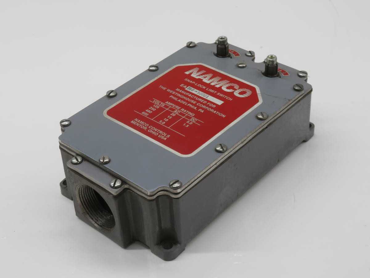 NAMCO EA760-10001 LIMIT SWITCH, 2NO/2NC CONTACT, 20A AC/5A DC CURRENT, 600V VOLTAGE - SWITCHES