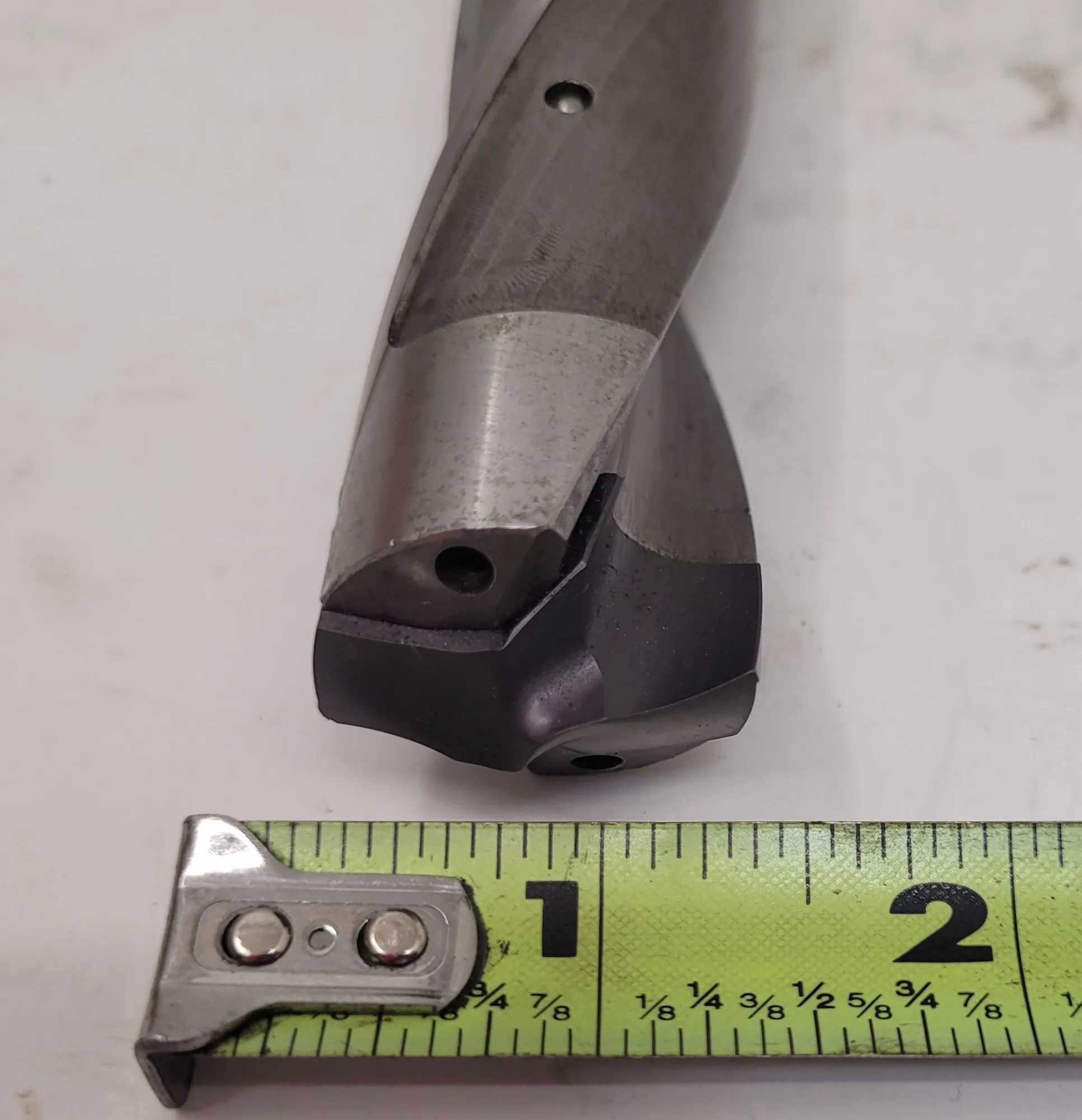 KENNAMETAL DK1735000 INDEXABLE INSERT DRILL, 28.5MM DIA, 7” OAL, 2 FLUTES, STRAIGHT SHANK - MACHINE TOOLING
