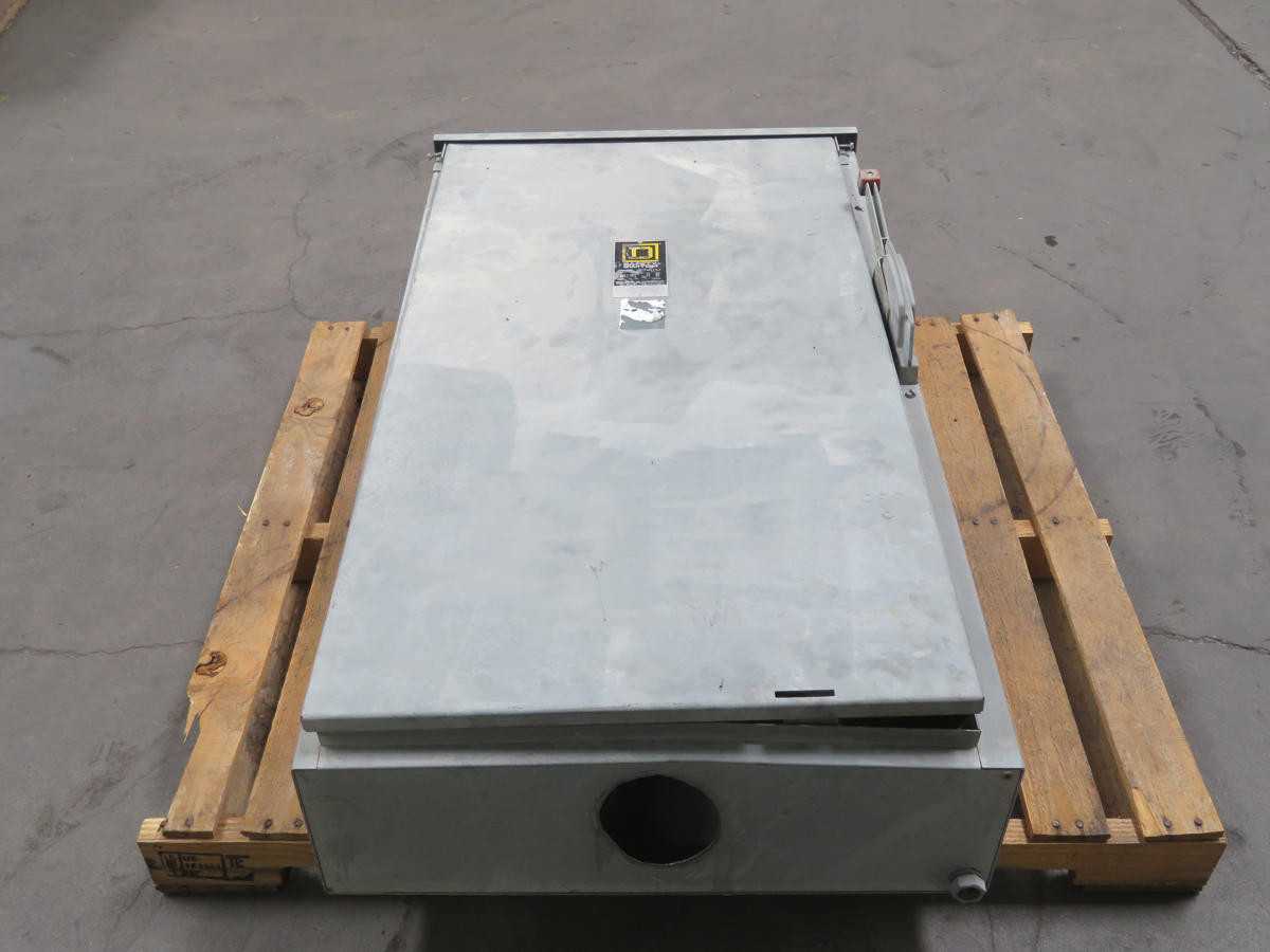 Square D H365NR Disconnect Switch, 400A Current, 600V AC Voltage, 250 HP Power - INDUSTRIAL PARTS