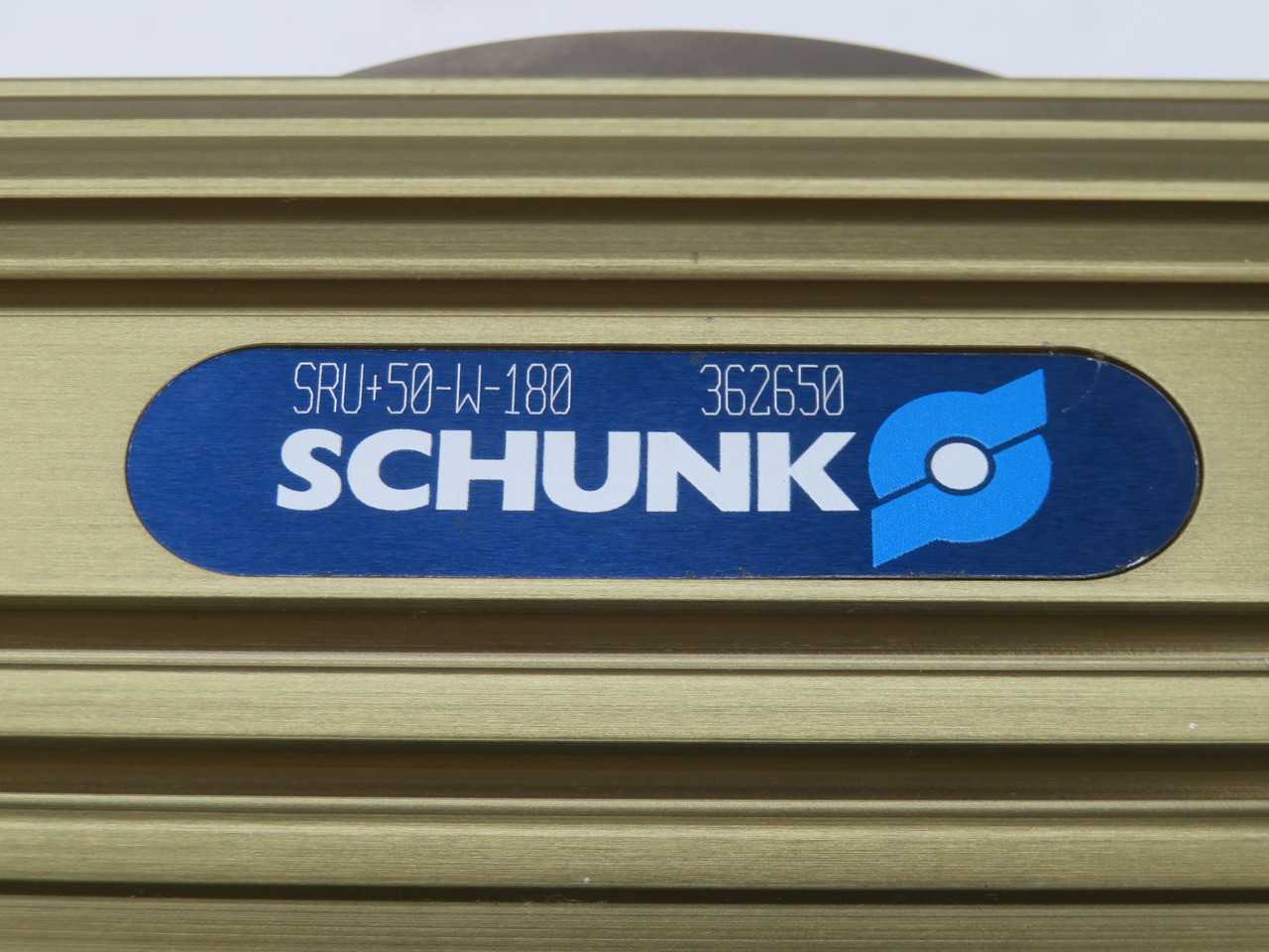 SCHUNK SRU+50-W-180 ROTARY ACTUATOR, 180 DEG, 2.4 NM, 2-8 BAR, +/- 0.01 DEG ACC, 0.44 KG - PNEUMATIC CYLINDERS & ACTUATORS