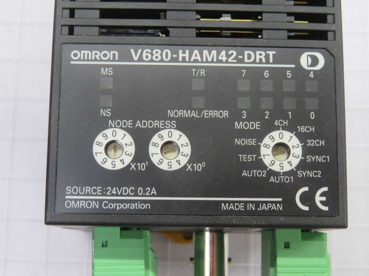 OMRON V680-HAM42-DRT INTEGRATED CONTROLLER T262576 - PLC MODULES