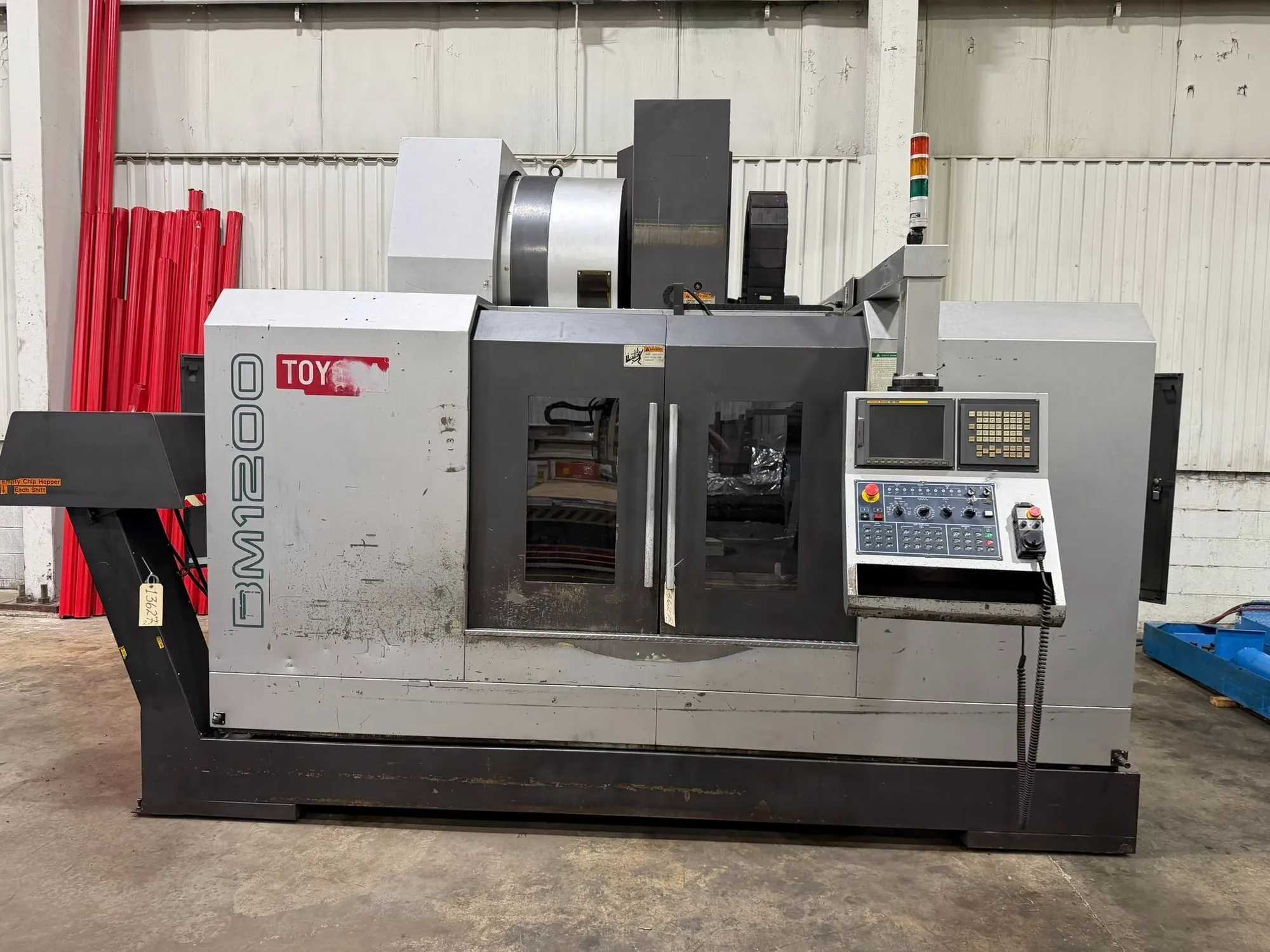 2007 AWEA BM 1200 CNC MACHINING CENTER 3-AXIS 6000 RPM 20 HP - 220V 51.2X23.6 TABLE - VERTICAL MACHINING CENTERS