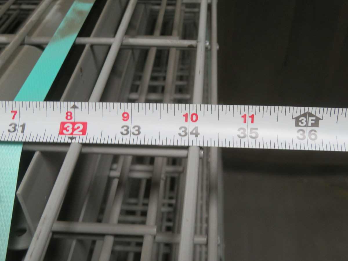 Lot Of 40 Nashville Wire Pallet Rack Decking 34 In W For 42 In Uprights - PALLET RACKING