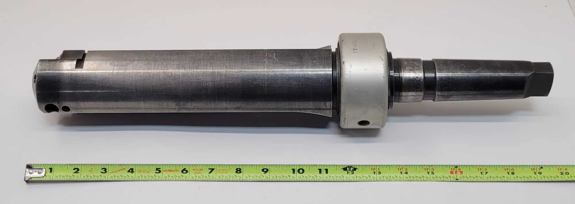 ALLIED MACHINE STRAIGHT FLUTE INSERT SPADE DRILL, MODEL 21861-0005, MT5 SHANK, F SERIES - MACHINING TOOLING & PARTS
