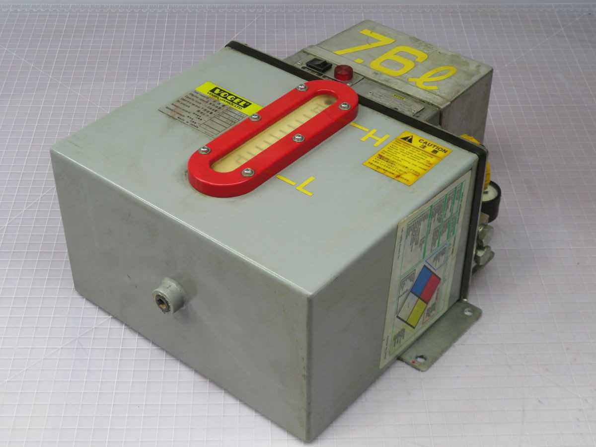 VOGEL MKU1-RW6-2F003J LUBRICATION UNIT T264129 - HYDRAULIC POWER UNIT