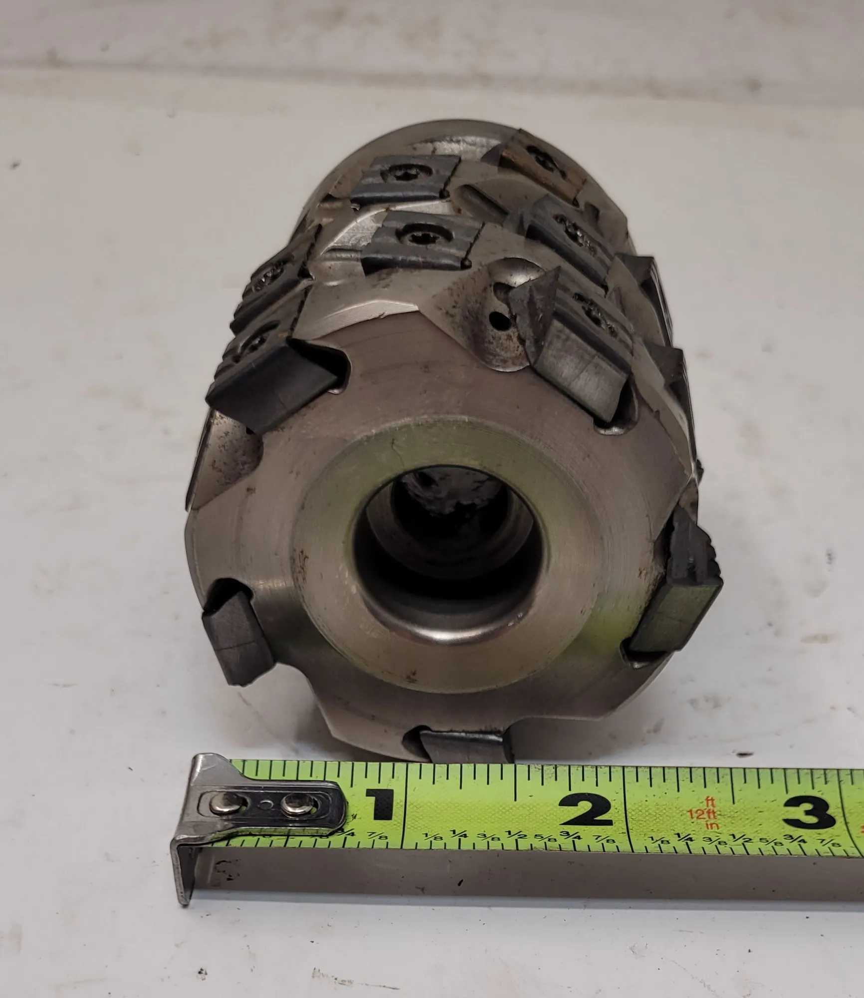INGERSOLL SHELL MILL, 3IN DIAMETER, 2.5IN BORE, 5 FLUTE, 90 DEG CUTTING EDGE ANGLE - MACHINE TOOLING