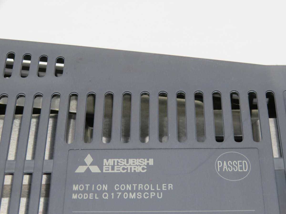 MITSUBISHI Q170MSCPU AMPLIFIER CONTROLS, 4 AXIS CONTROL, 24VDC POWER, 0-1MS RESPONSE - PLC MODULES