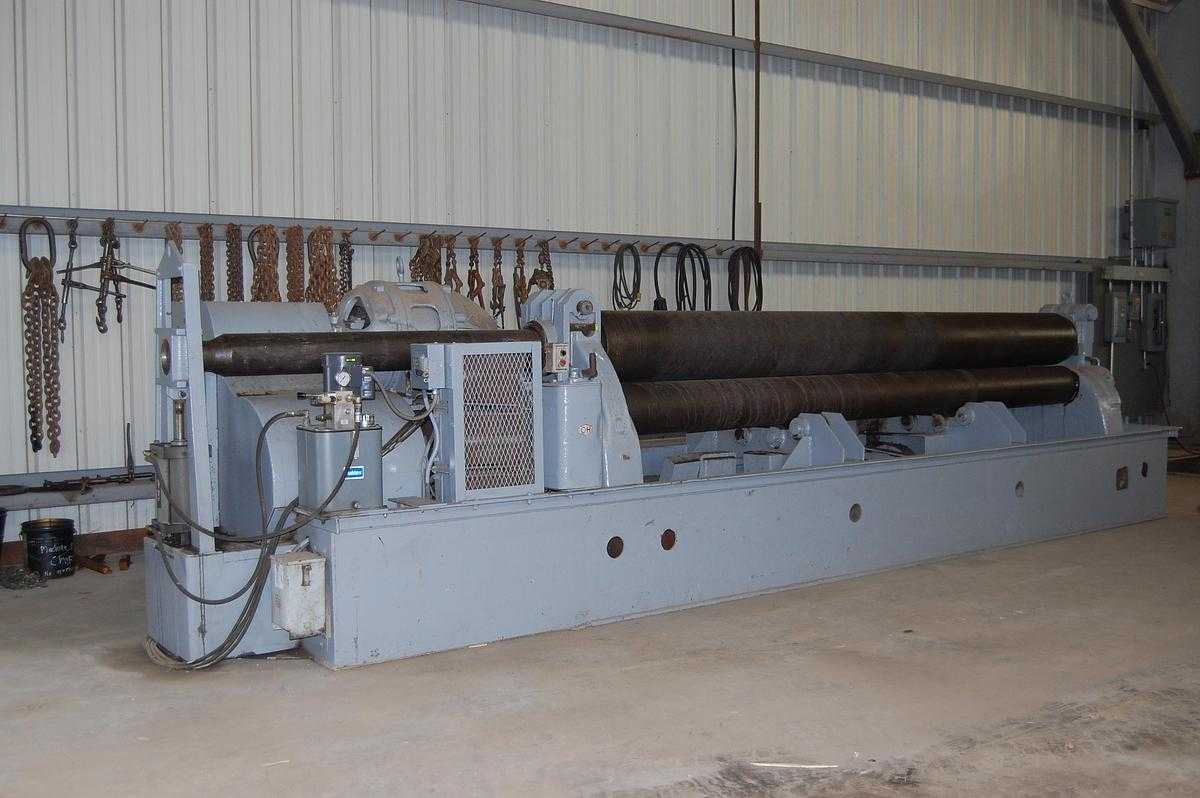 KLING PYRAMID-TYPE PLATE BENDING ROLLS, 14' ROLL LENGTH, 3/8" CAPACITY, 16" TOP ROLL - PLATE BENDING ROLLS