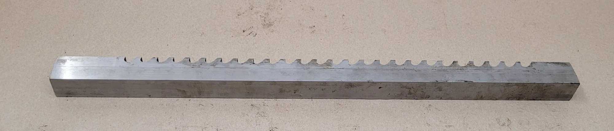 DUMONT KEYSEATER BROACH, 1” WIDTH, 1-1/4” HEIGHT, 5/8" PITCH, 20.25” OAL, HS - MACHINING TOOLING & PARTS