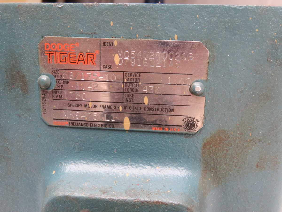 BALDOR CDP3445 MOTOR W TIGEAR 56/175-10 T263868 - AC MOTOR