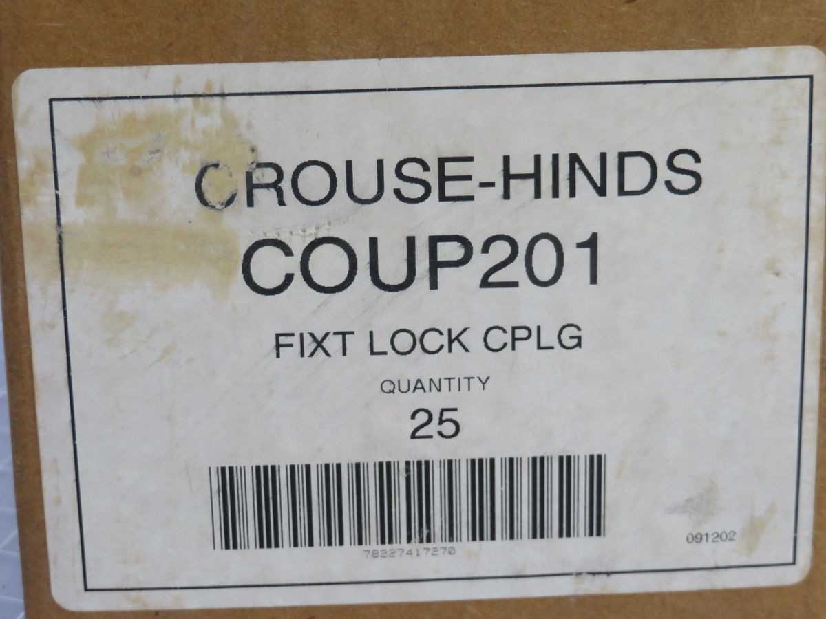 LOT OF 25 CROUSE HINDS COUP201 LOCK COUPLING - CONDUIT FITTING