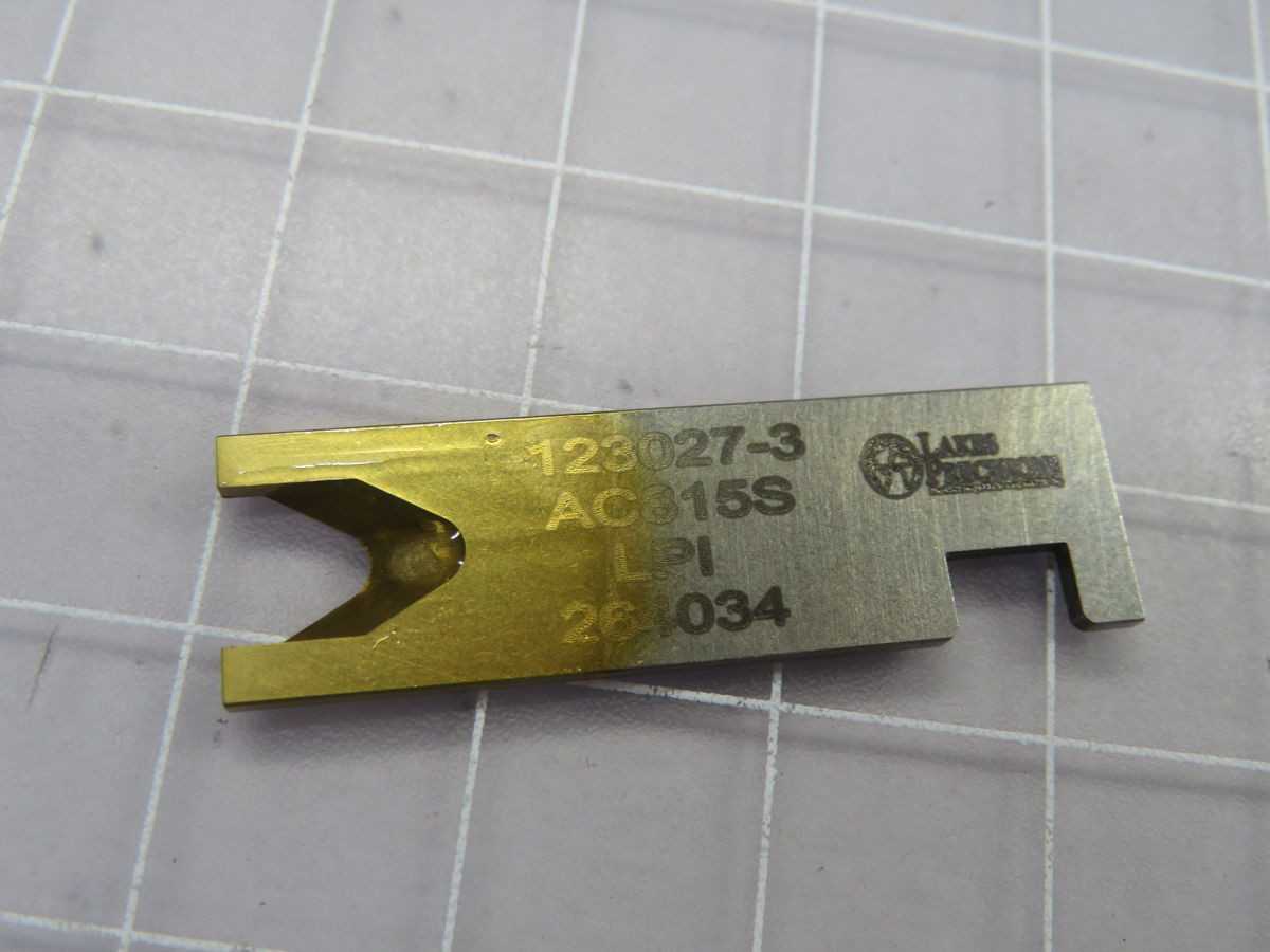 LOT OF 350 LAKES PRECISION AC815S 123027-3 CRIMPING CUTTING BLADE T263256 - AUTOMATION & CONTROLS
