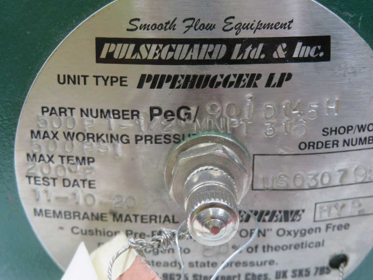 PULSEGUARD 500P1-1/2" PULSATION DAMPENER T269192 - PUMPS