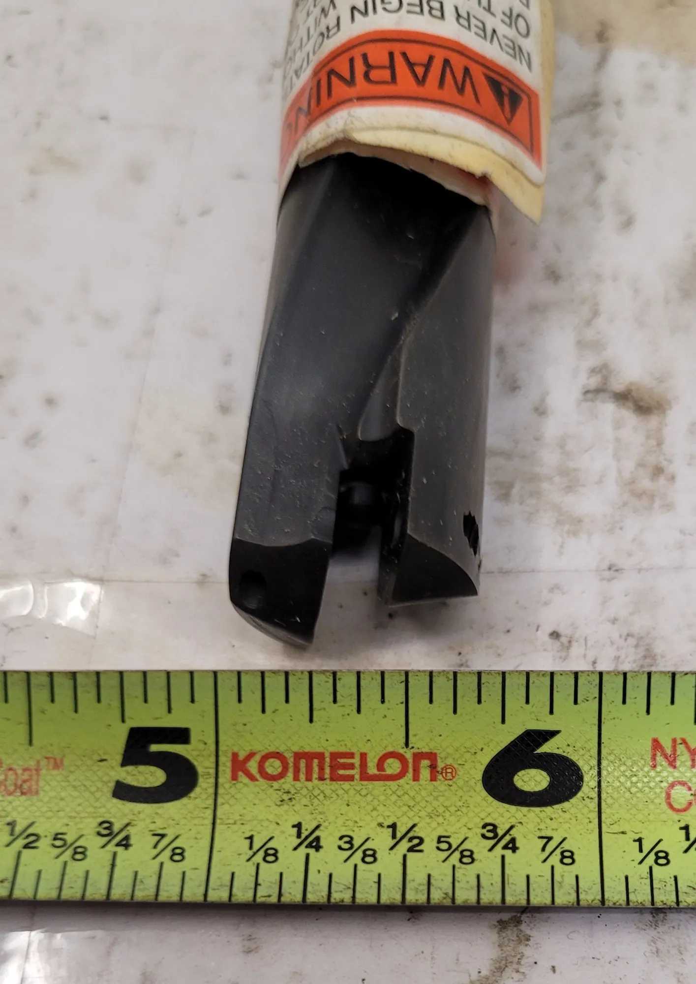 ALLIED MACHINE & ENGINEERING 25010H-100F #1 T-A EXT HOLDER FLANGED SHANK REPLACEABLE DRILL BODY - MACHINE TOOLING