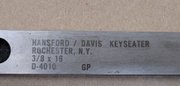 Hansford Davis D-4010 Keyseater Broach 3/8" x 16" - MACHINING ACCESSORIES & TOOLING