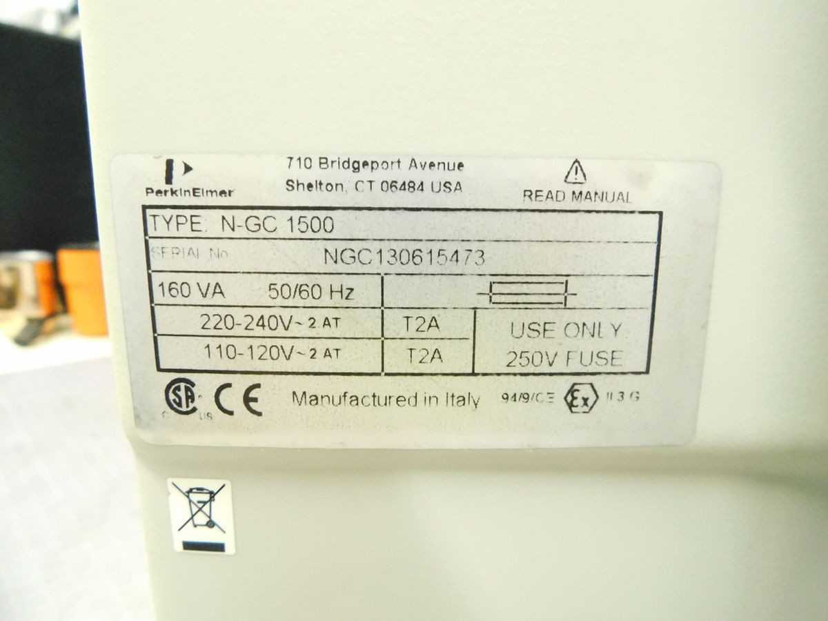 PERKIN ELMER GC 1500 N-GC 1500 ZERO AIR GENERATOR M6702 - MISCELLANEOUS