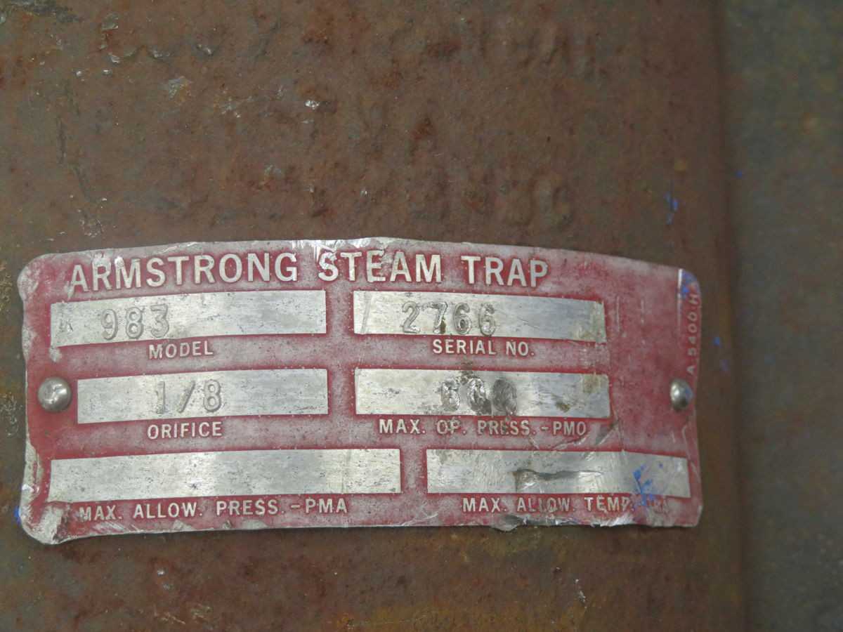 ARMSTRONG 983 STEAM TRAP T265440 - STEAM TRAP