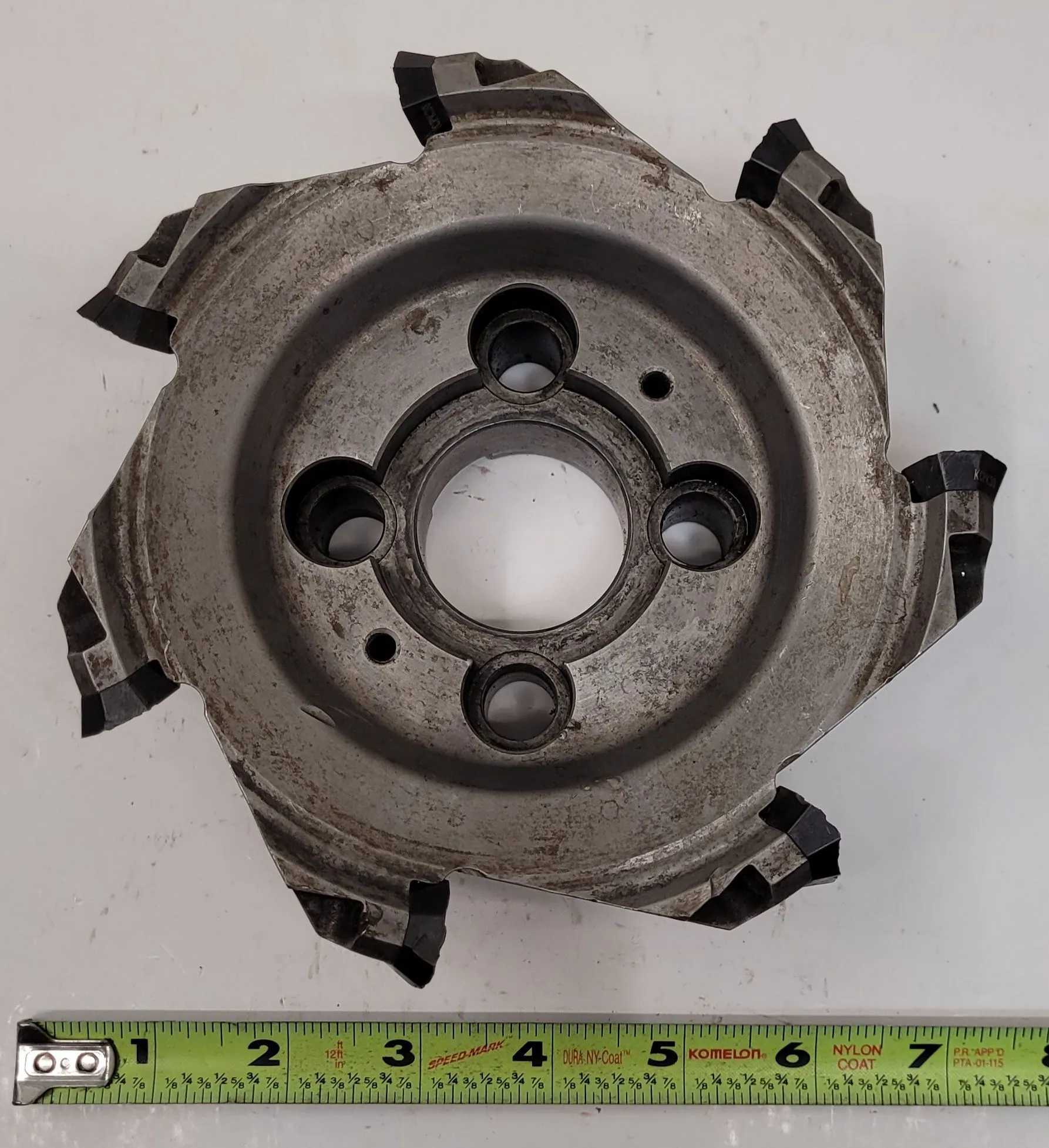KENNAMETAL KSOM160R07F07 SHELL MILL, 7 FLUTES, 6.5" OVERALL DIAMETER - MACHINING TOOLING & PARTS