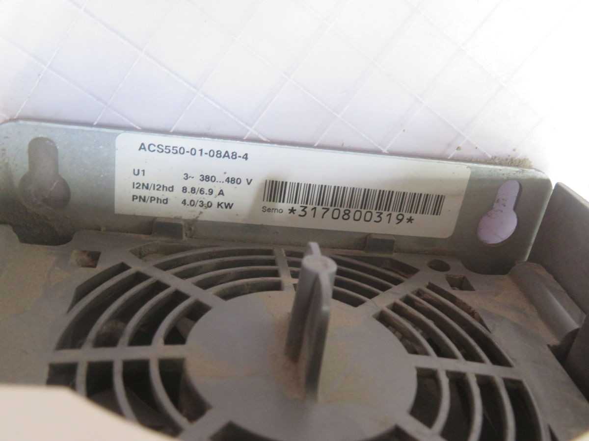 ABB ACS550-01-0848-4 AC Drive T265220 - High Performance Motor Control - AC VFD DRIVES
