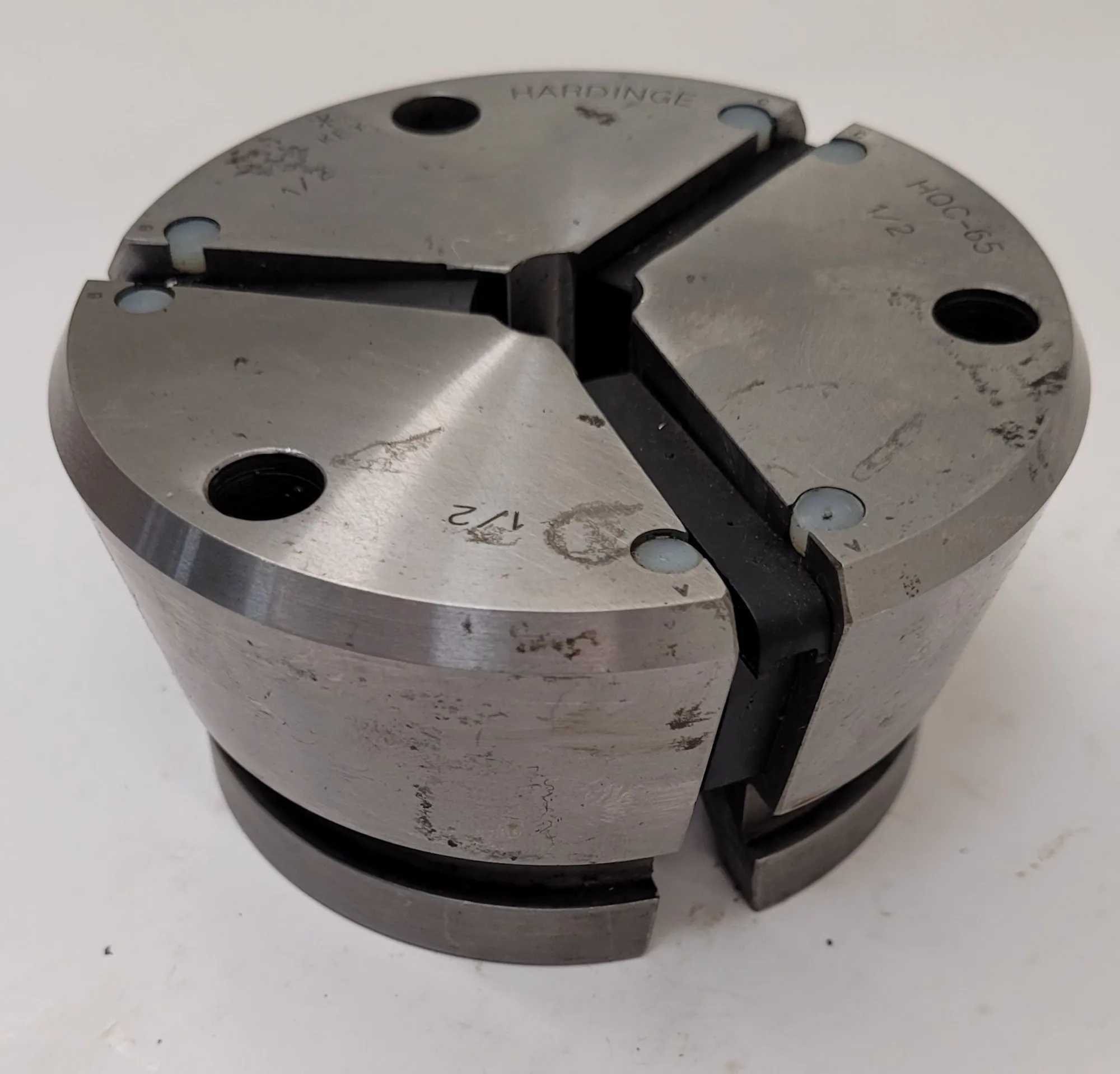 HARDINGE HQC-65 QUICK CHANGE COLLET, SERIES 65, 1/2IN SIZE, 2.25” HEIGHT, NON-SERRATED - MACHINING ACCESSORIES & TOOLING