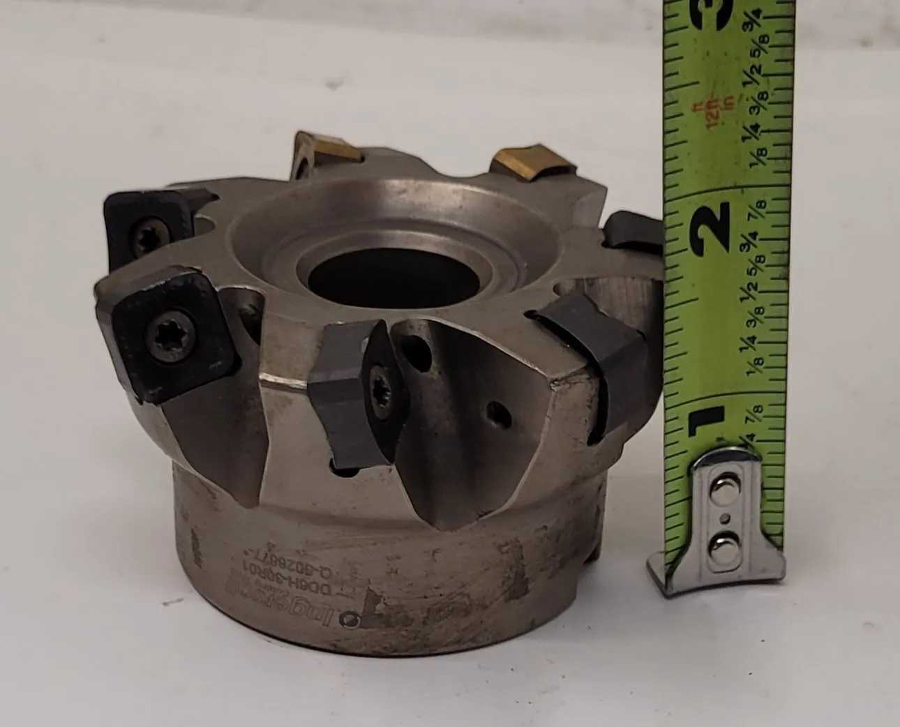 INGERSOLL DD6H-30R01 HIGH SPEED FACE MILL CUTTING TOOL (1" ARBOR, 3" DIA, 7 FLUTES) - MACHINE TOOLING