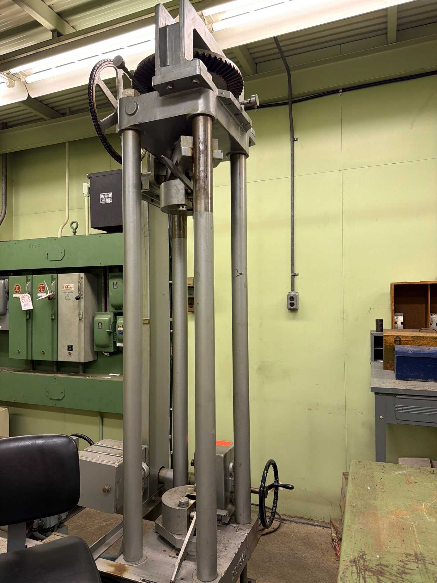 Denison T-55R Tensile Stress Relaxation Tester, 36,000 lbs Capacity - MATERIAL TESTING