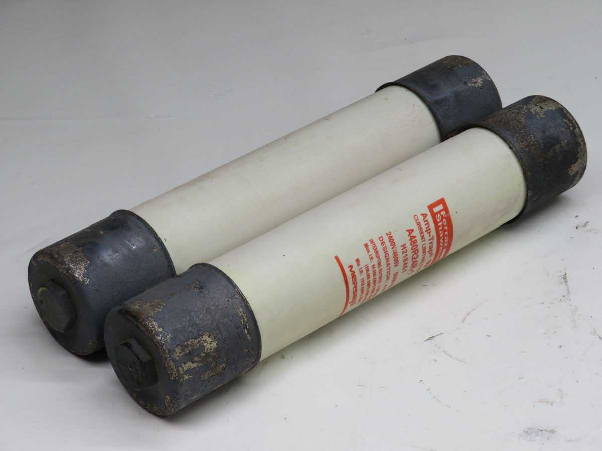 FERRAZ SHAWMUT A480R24R-1 FUSES, 4800 V VOLTAGE, 24R RATING, 63 KA INTERRUPTING RATING - FUSES
