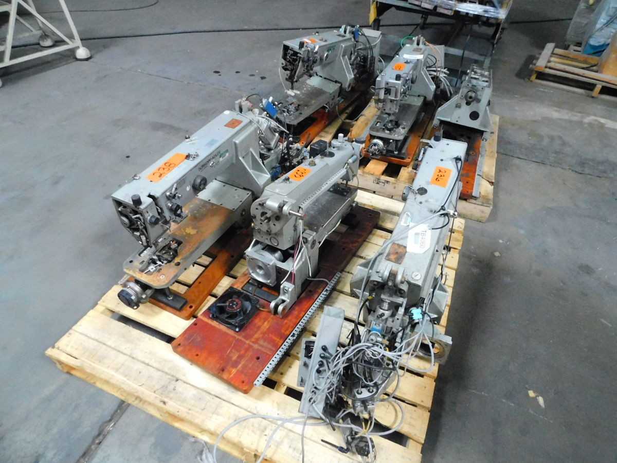 Lot Of 6 Durkopp Adler K396 K467 Industrial Sewing Machines - PLANT & FACILITY