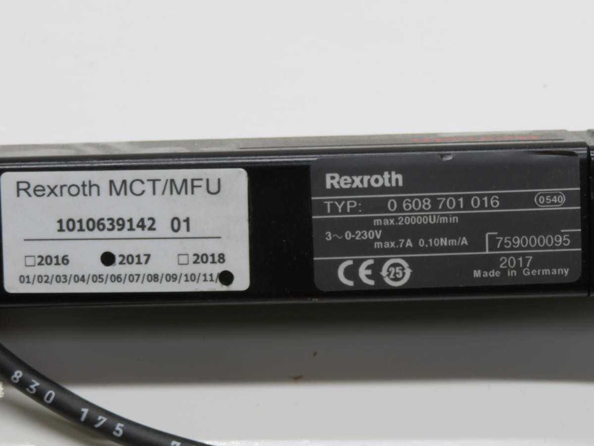 REXROTH 0 608 820 111 0 608 701 016 MCT/MFU ASSY T209314 - AUTOMATION & CONTROLS
