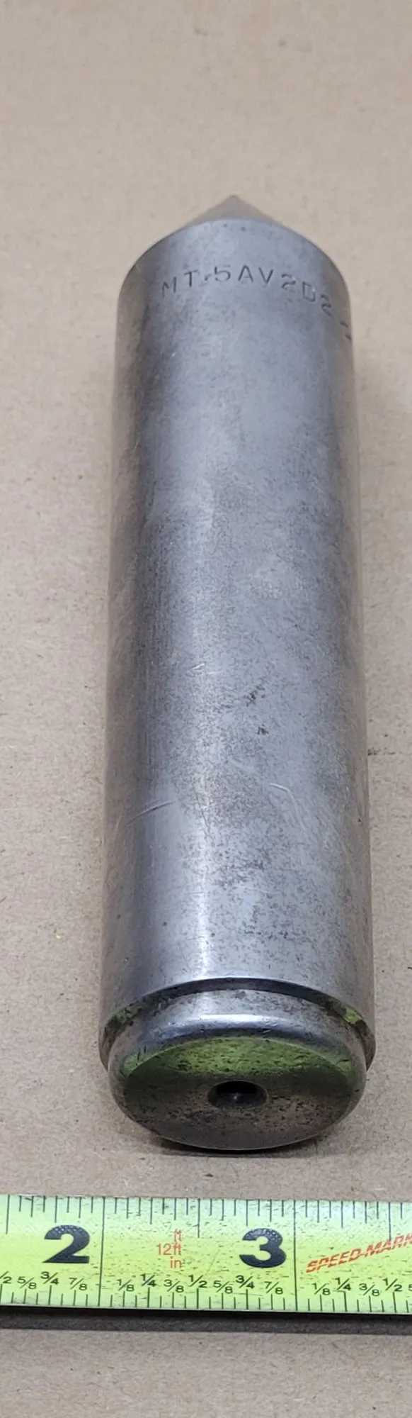 DEAD CENTER 5MT, 8IN OAL, TAPERED SHANK / MORSE TAPER SIZE 5 - MACHINE TOOLING