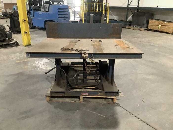 VESTIL SCISSOR LIFT TABLE 4000LB 2HP 460V 3PH 43INH 36IN TRAVEL - LIFTING EQUIPMENT