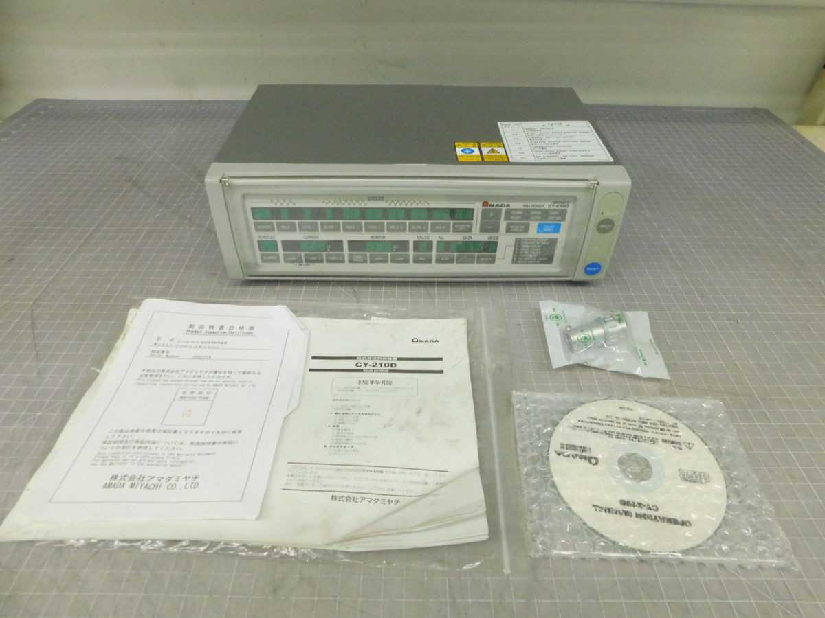 AMADA MIYACHI CY-210D WELTOUCH AC WELD CONTROLLER, 0.1-999.9 MS WELD TIME, 200-480V INPUT - WELDING EQUIPMENT