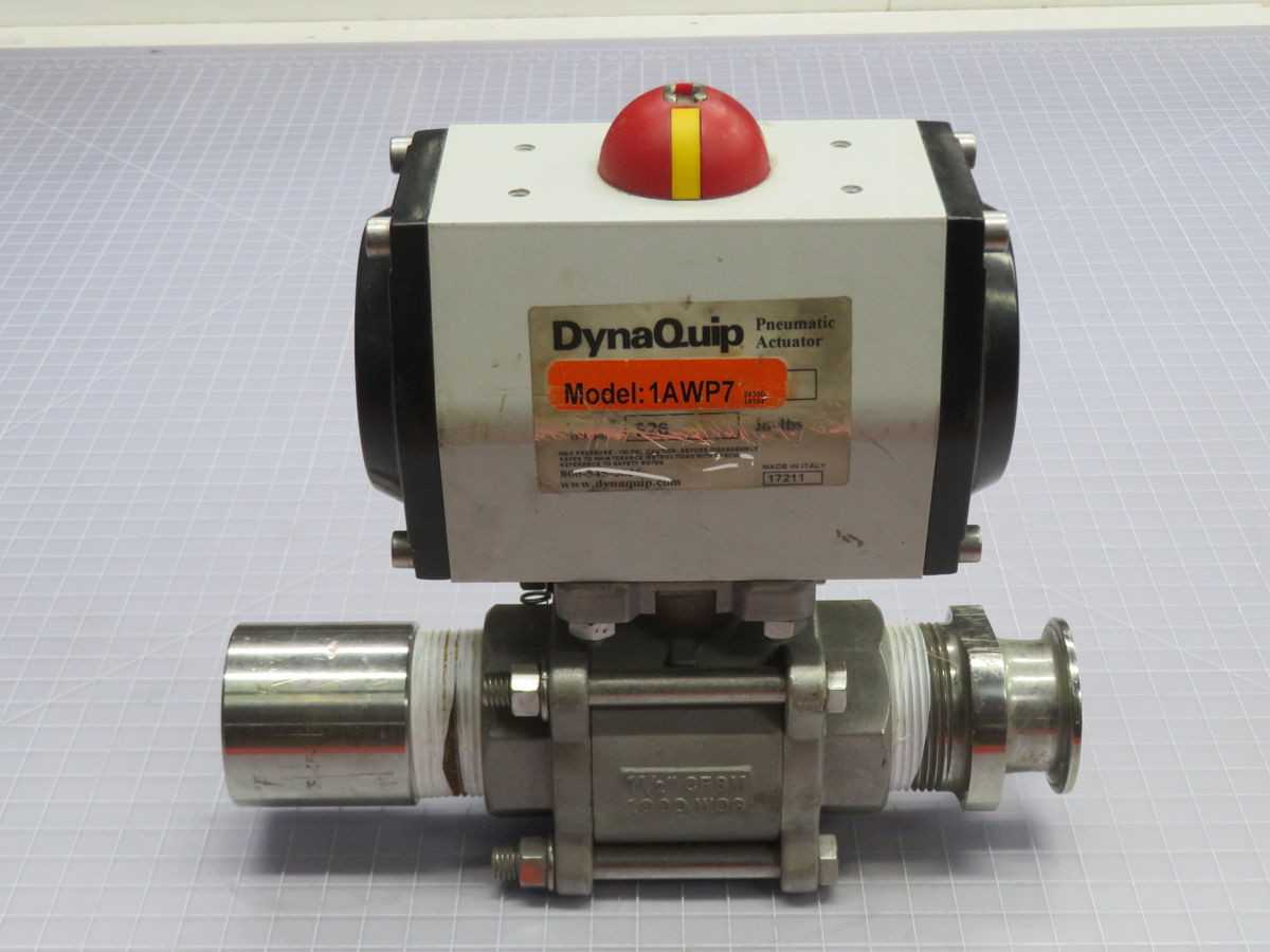DYNAQUIP 1AWP7 HIGH PERFORMANCE, ACTUATED 2-WAY BALL VALVE T268842 - BALL VALVE