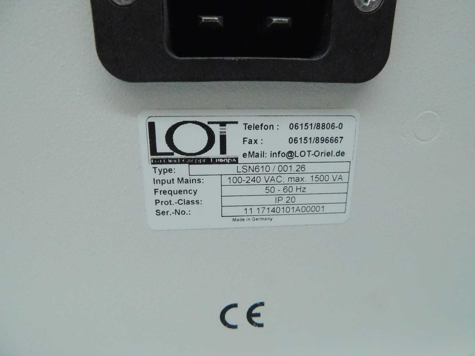 Lot LSN610/001.26, LSH601 Arc Lamp 1000W - LIGHTING