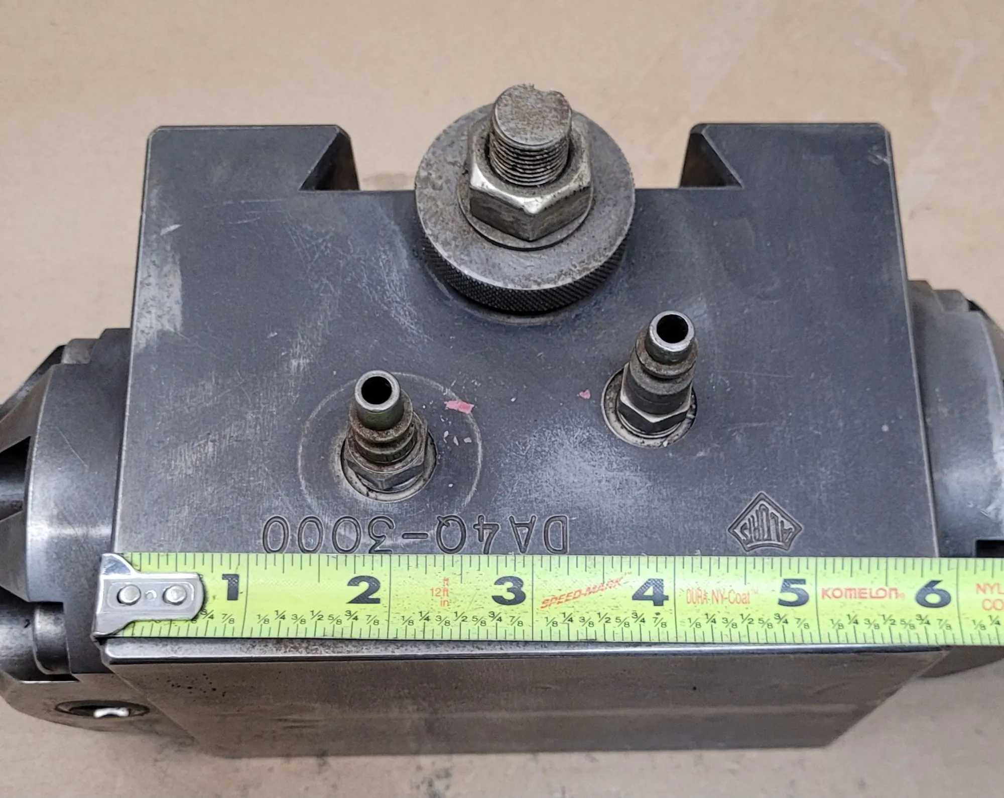 ALORIS DA4Q 3000 BORING BAR HOLDER W/ KENNAMETAL KM63-NCM-EF FLANGE MOUNT - MACHINING TOOLING & PARTS