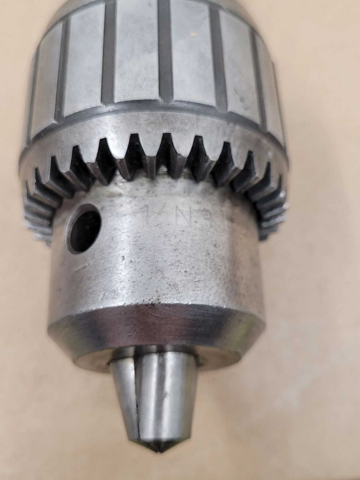 JACOBS 14N 3JT DRILL CHUCK W/ KEY – 4MT CHUCK ARBOR, BALL BEARING, 0.040"–0.500" CAPACITY - MACHINING TOOLING & PARTS