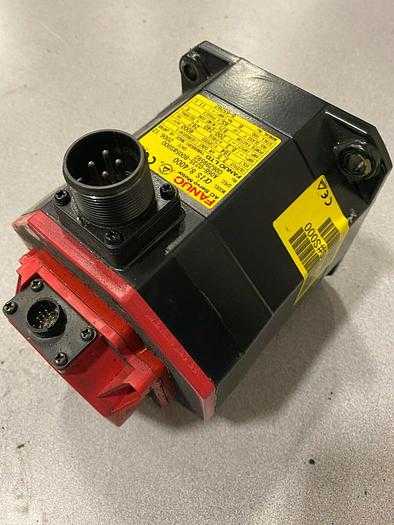 FANUC AIS 8/4000 A06B-0235-B005 AC SERVO MOTOR, 2.5 KW, 4000 RPM, 8 NM, 200-230 VAC - SERVO MOTORS