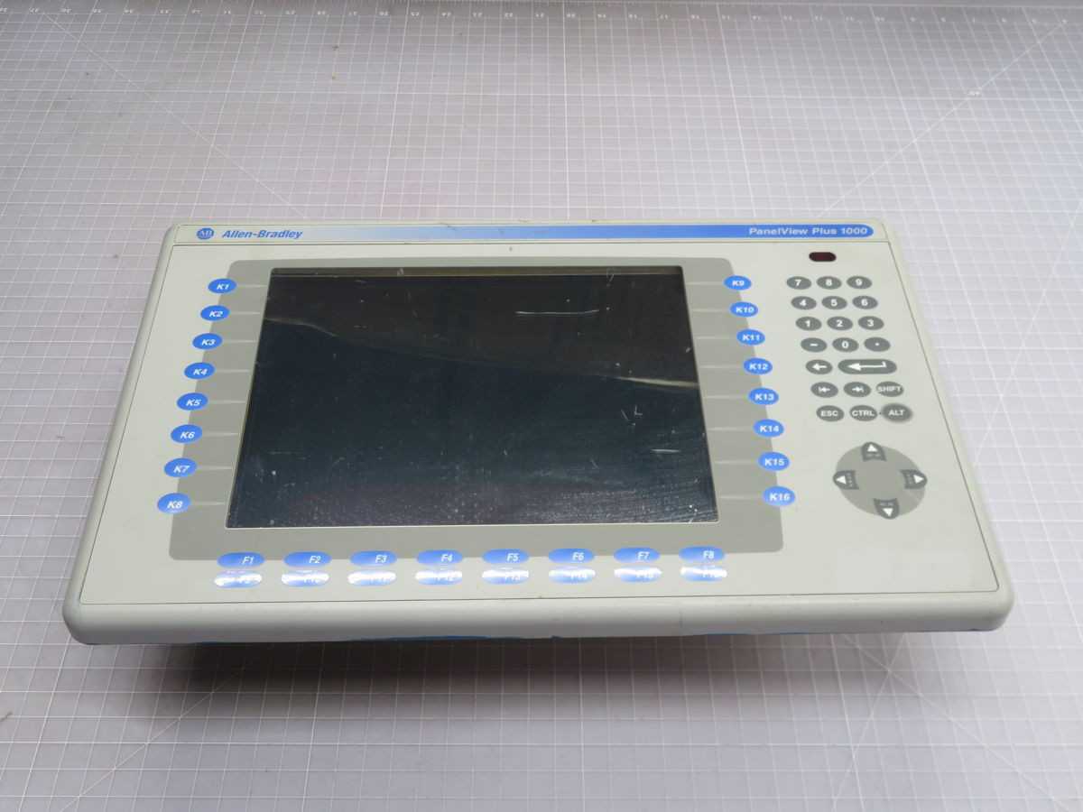 ALLEN BRADLEY 2711P-B10C6D1, HMI, 10.4-IN DISPLAY, ENET COMM, 24 VDC POWER, 64 MB LOGIC - OPERATOR INTERFACE PANELS