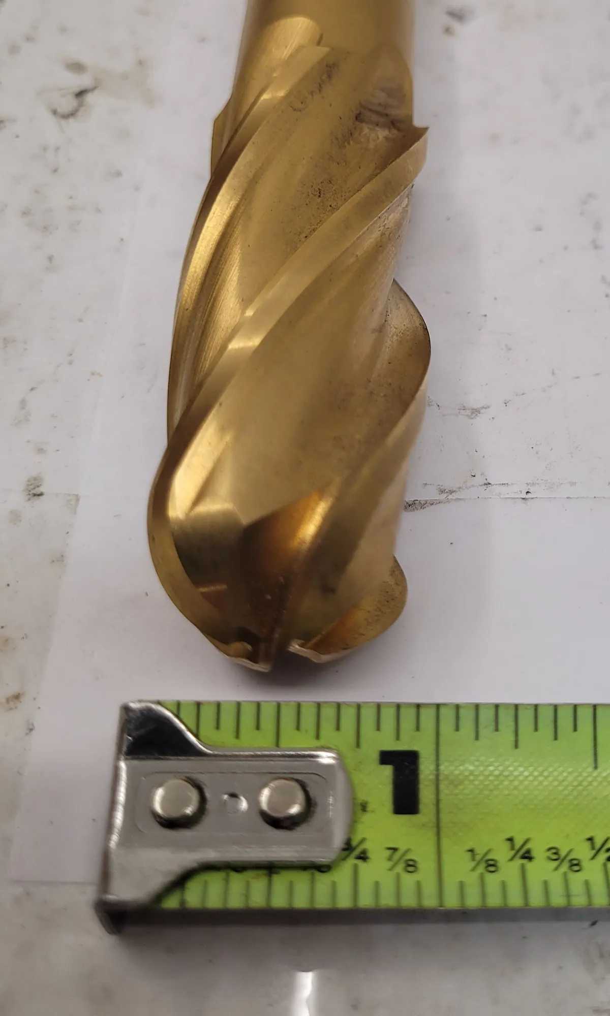 NIAGARA N80326 BALL NOSE JOBBER DRILL, 1" DIA, 4 FLUTE, 10.5" OAL, 1" HSS - MACHINING ACCESSORIES & TOOLING