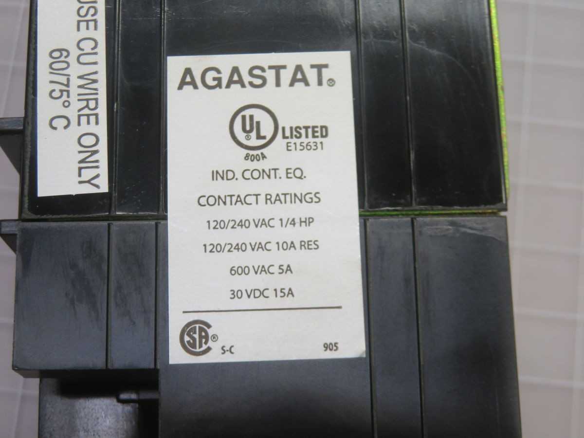 AGASTAT 7022PJ TIME DELAY RELAY T265920 - TIME DELAY RELAY