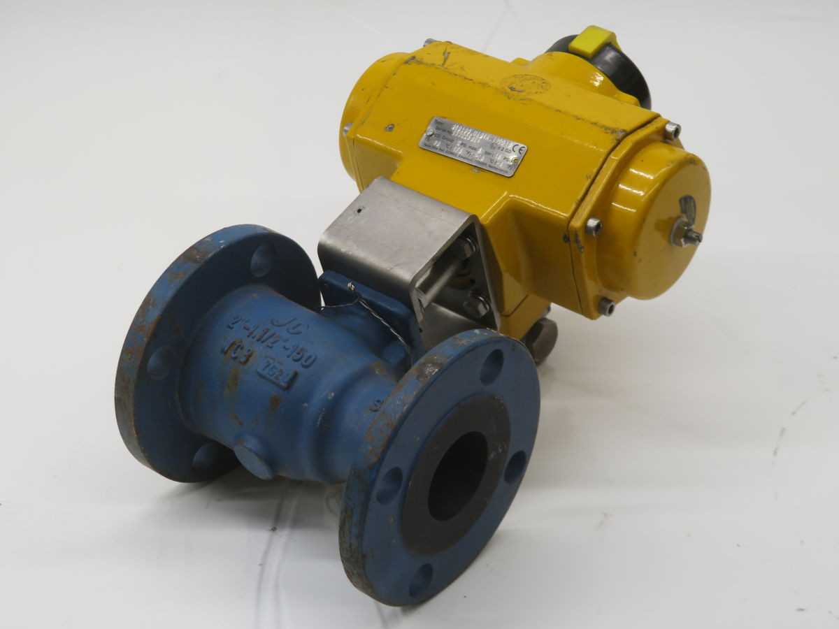 EMERSON QS0100 UA04A.19DD10 FLANGED BALL VALVE ASSEMBLY T266687 - BALL VALVE