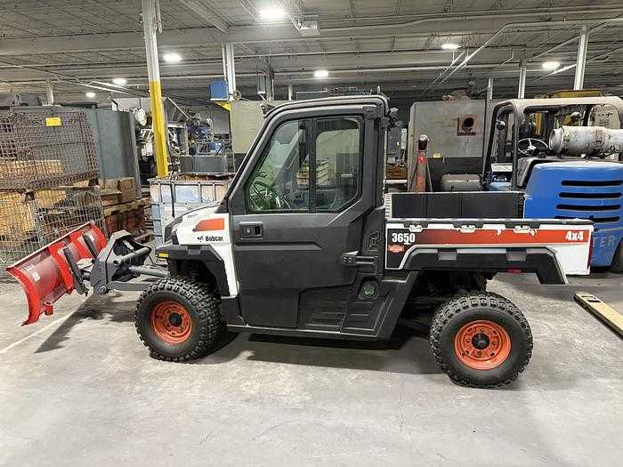 BOBCAT 3650 UTILITY VEHICLE, 24HP, 30MPH, 4X4, 1250LBS CARGO CAPACITY - UTILITY VEHICLES