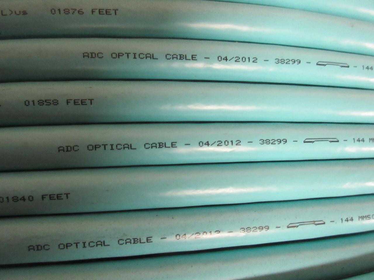 ADC 120-65B-10B 144 MM5, OTHER CABLES, FIBER RISER, 830.88M LENGTH, 144 OM3 ULTRA BEND, OFNR FT4 - FIBER OPTIC CABLE