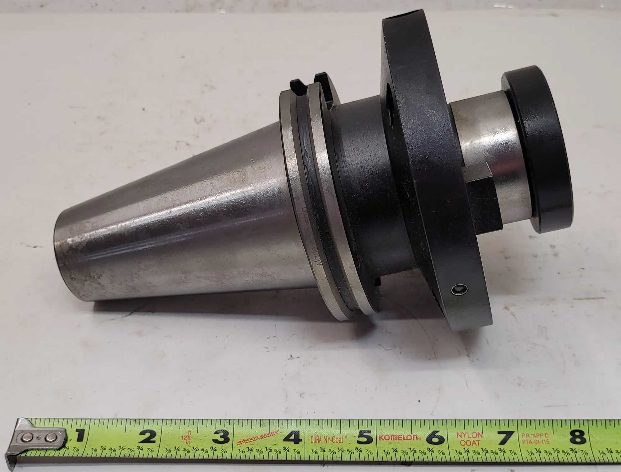 ERICKSON CAT50 SHELL MILL HOLDER, 4” PROJECTION, 8.25” OVERALL LENGTH - MACHINE TOOLING