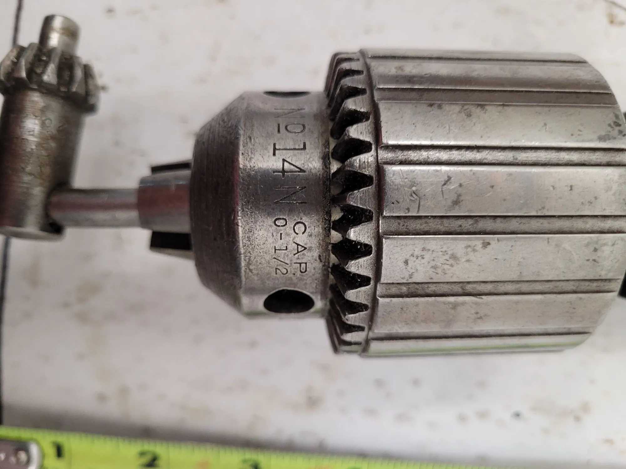 JACOBS 14N SUPER CHUCK, 0-1/2" CAPACITY, W/ #3 MT ON BT30 HOLDER - MACHINING ACCESSORIES & TOOLING