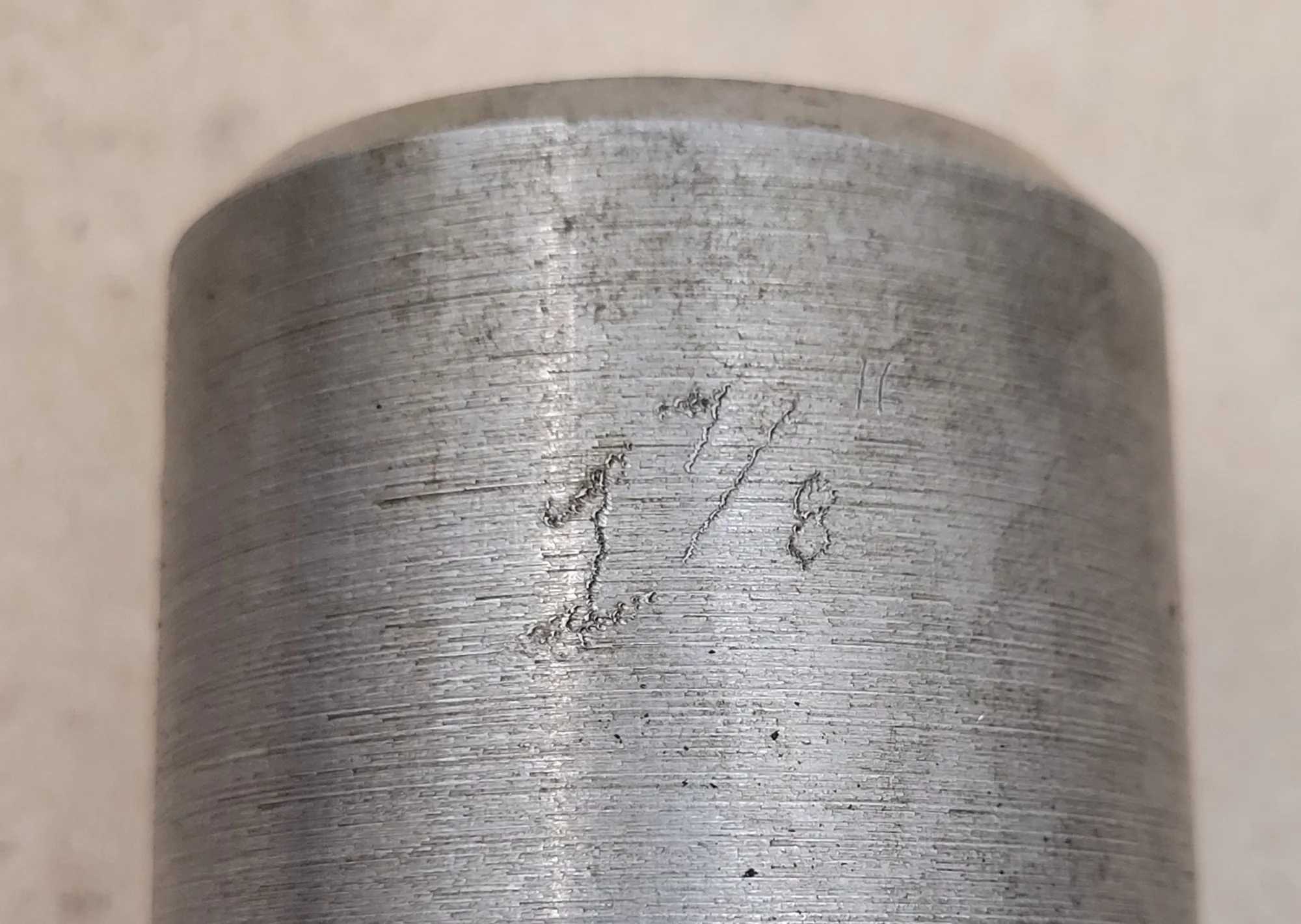 KEYSEATER BROACH BUSHING 1-7/8" OD X 3-1/8" OAL WITH 9/16" MEASURED SLOT SIZE - MACHINING TOOLING & PARTS