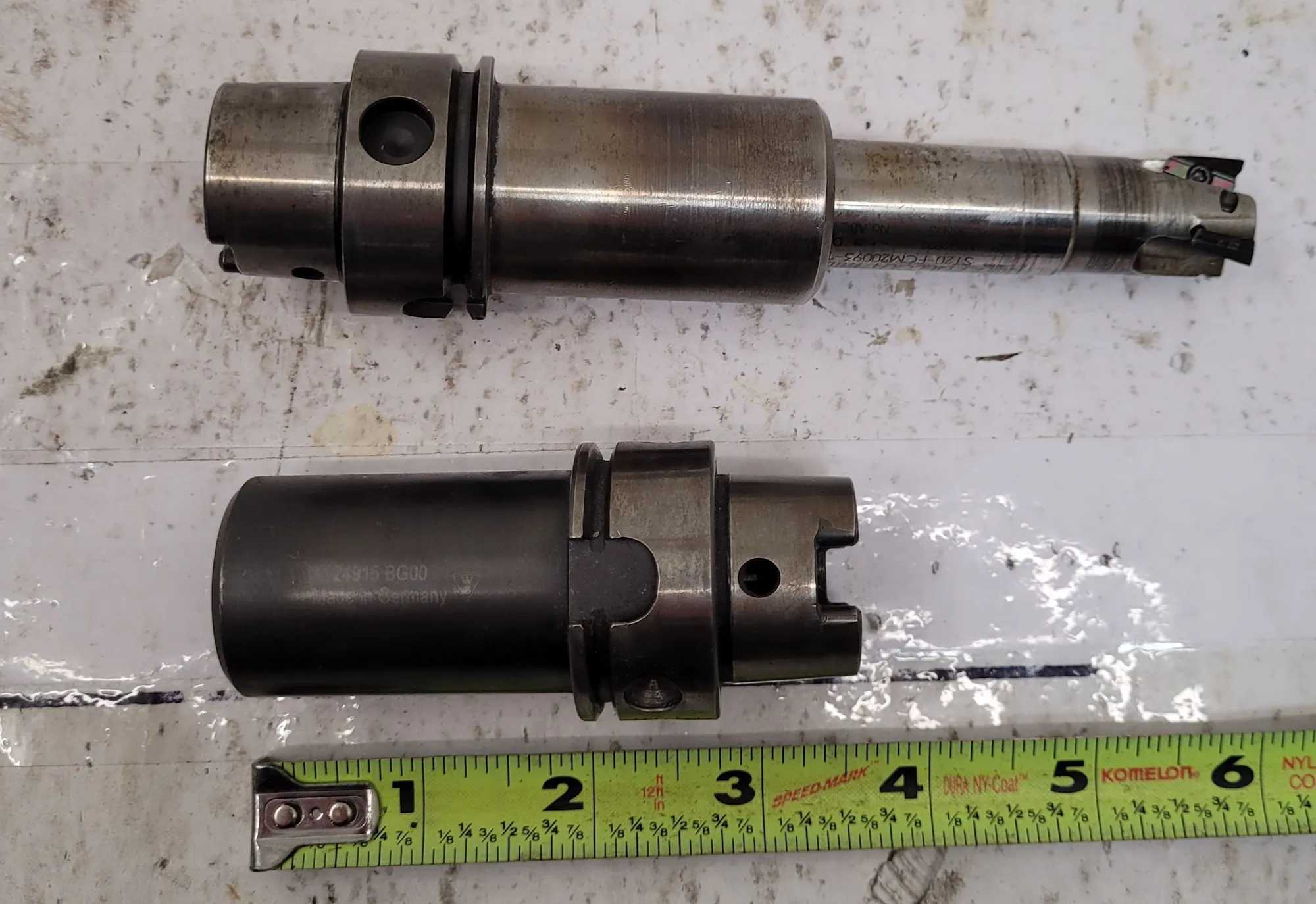 PARLEC HSK40A H40 SHRINK FIT TOOL HOLDER .75IN CLAMPING DIA WITH DAISHOWA SEIKI CUTTER - MACHINE TOOLING