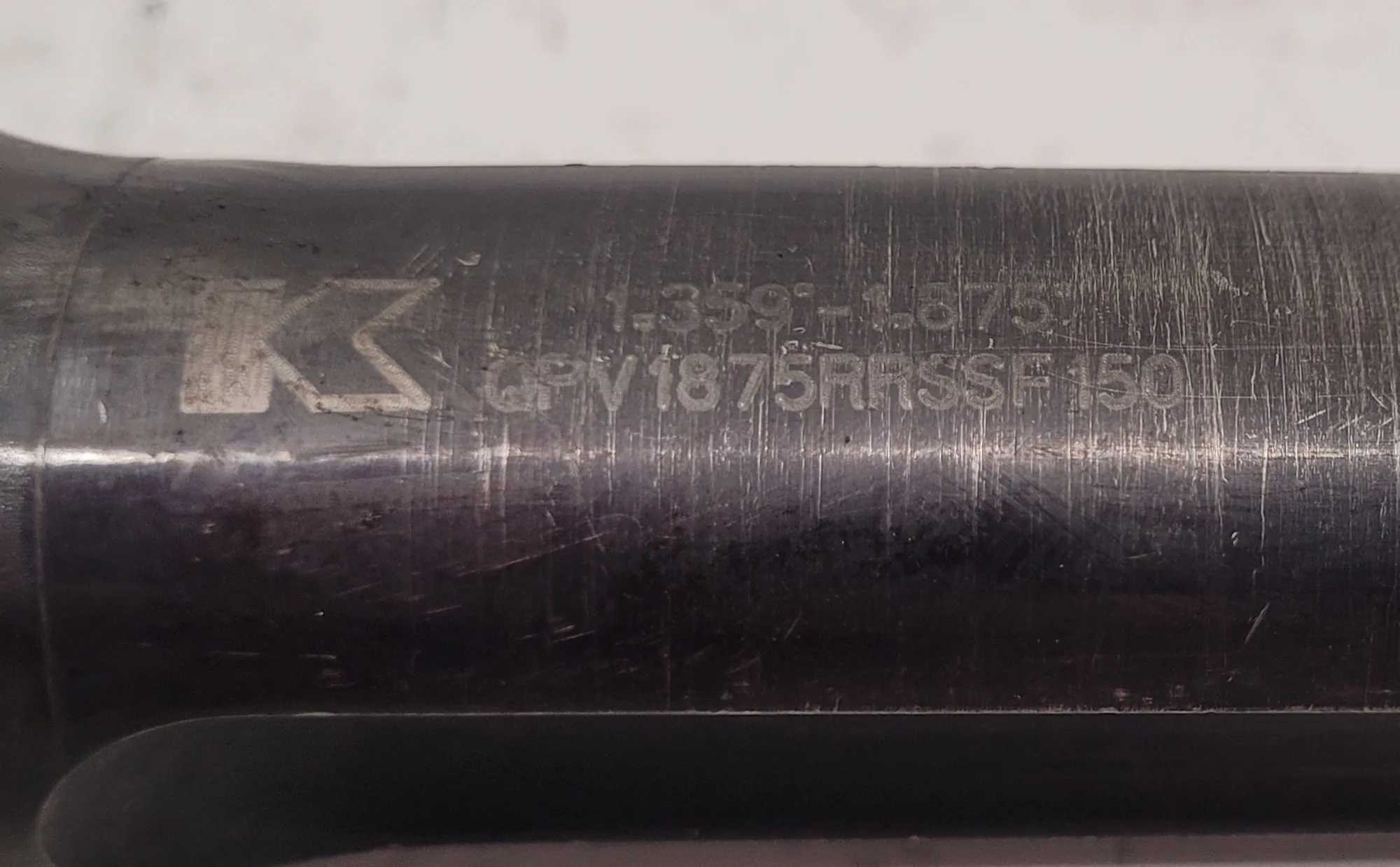 KENNAMETAL QPV1875RRSSF150 INSERT SPADE DRILL 1.359-1.875" DIA 1 1/2" SHANK COOLANT THRU - MACHINING TOOLING & PARTS