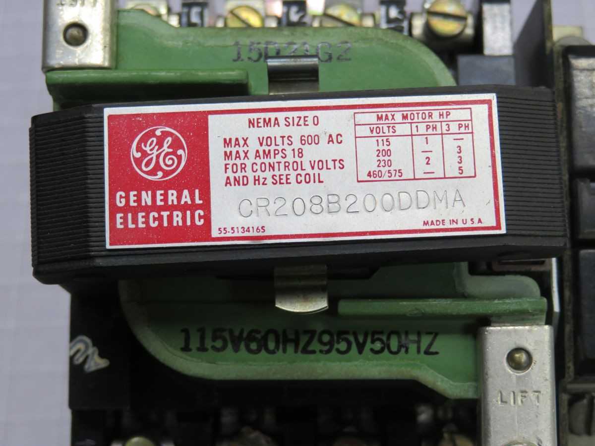 GE CR208B200DDMA STARTER T248517 - MOTOR STARTERS