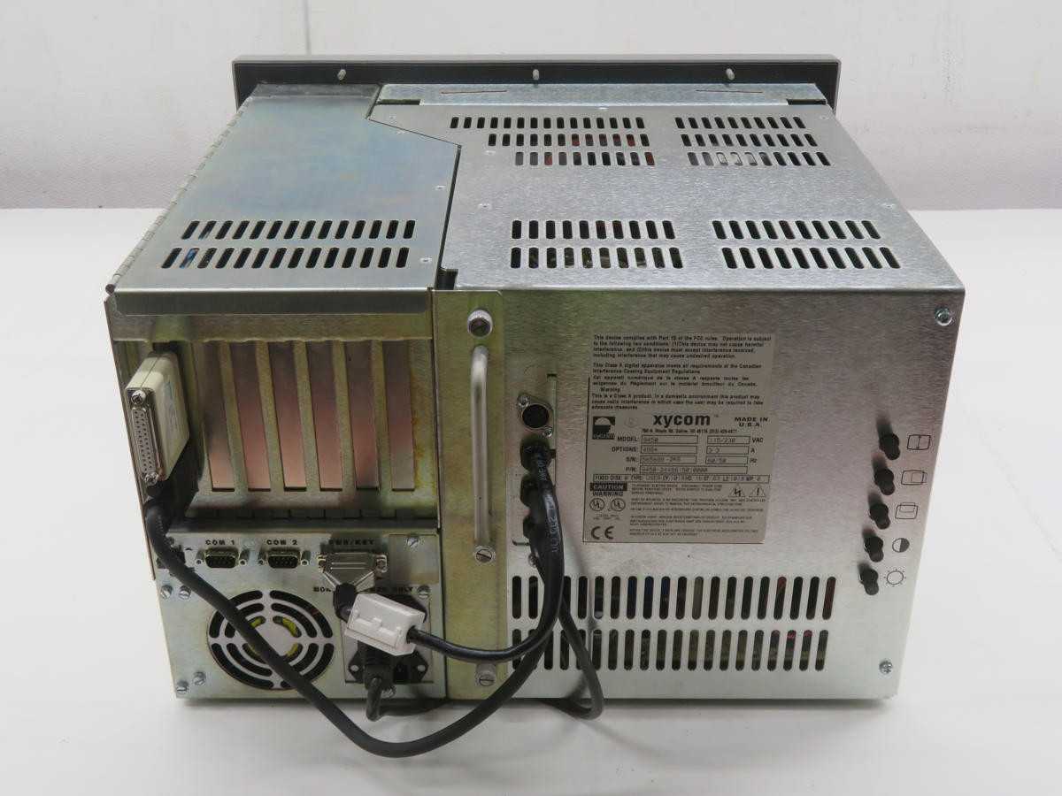 XYCOM 9450-2446616010000 CONTROL PANELS INTERFACES, 12.1" TFT LCD DISPLAY - OPERATOR CONTROLS